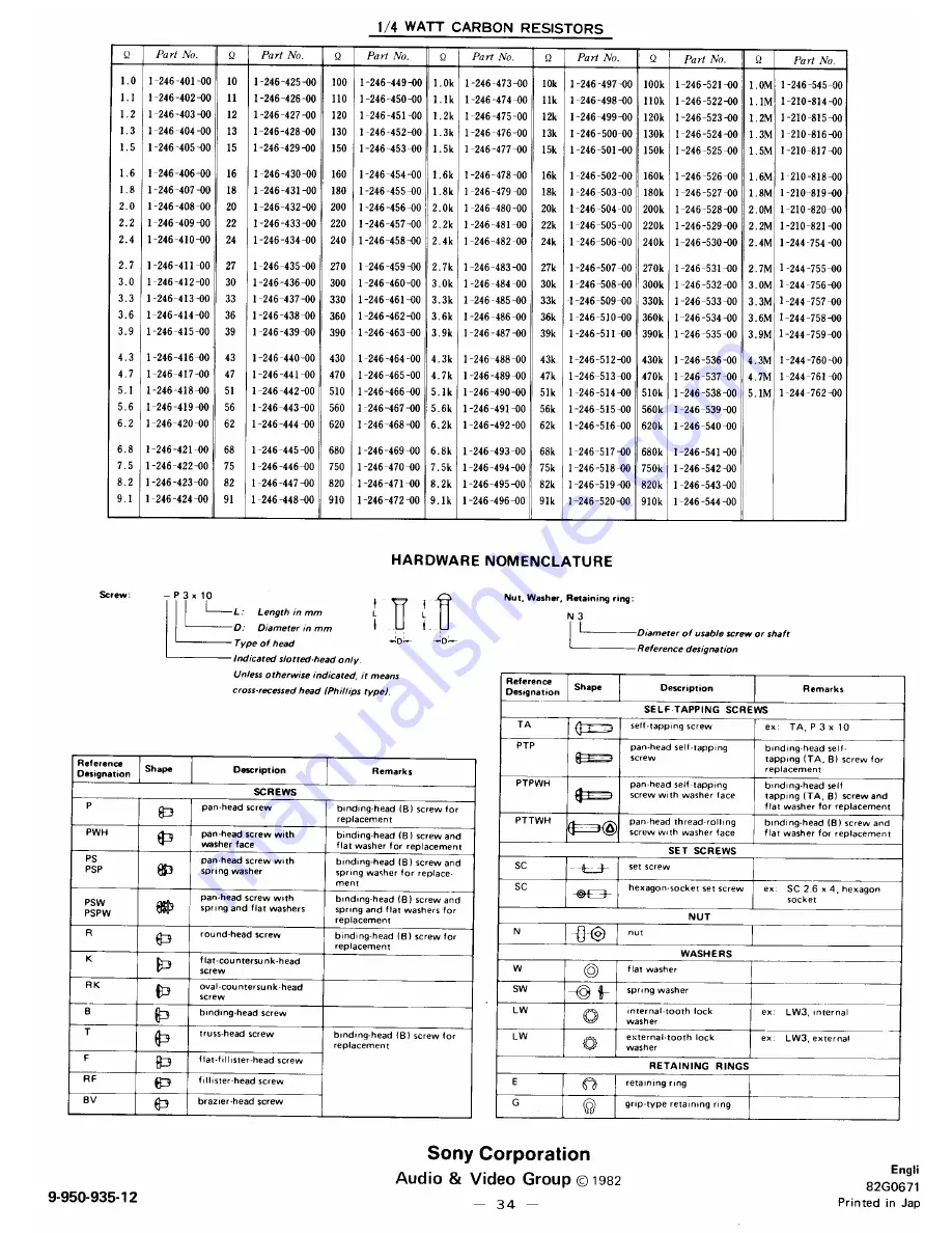 Sony ta-ax44 Service Manual Download Page 36