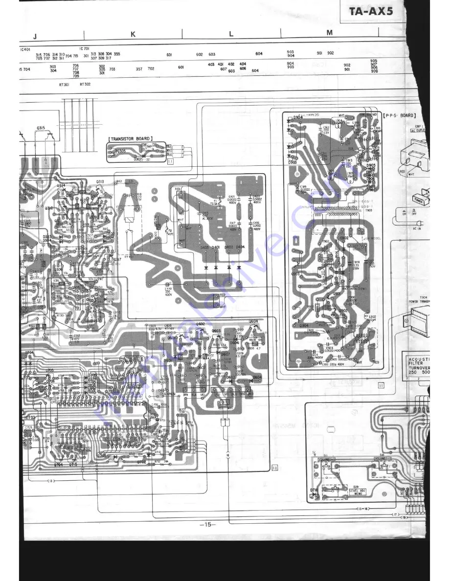 Sony TA-AX5 Service Manual Download Page 15