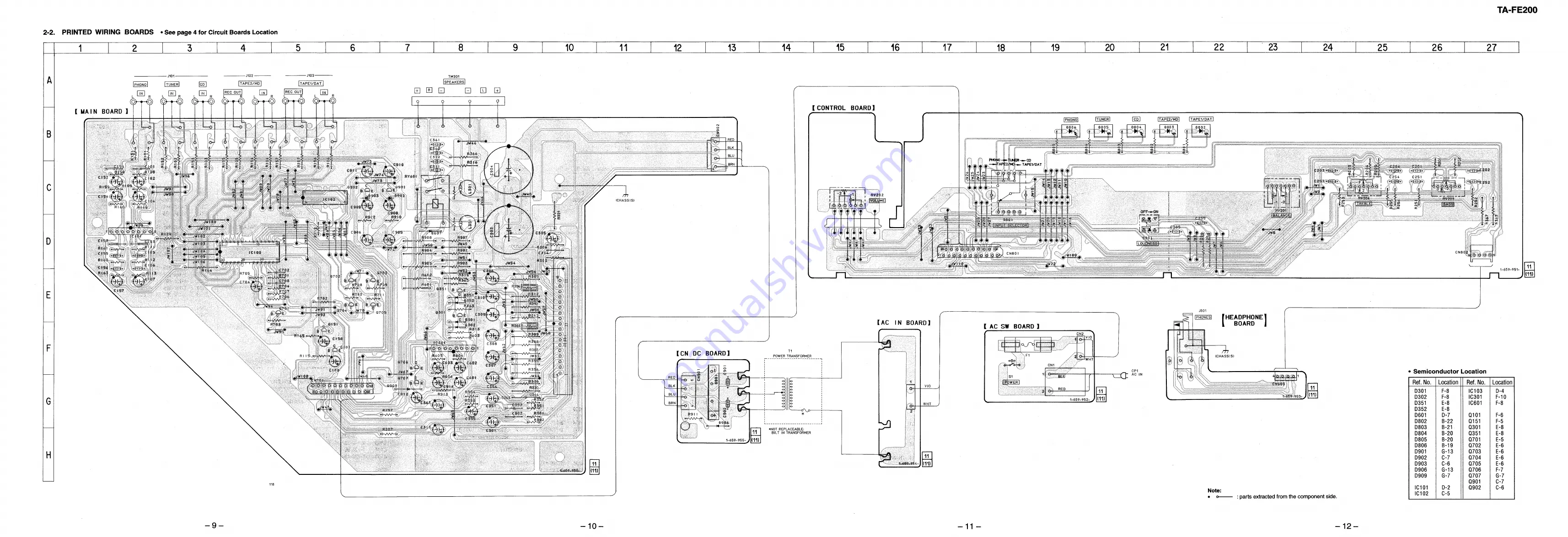 Sony TA-FE200 Service Manual Download Page 7