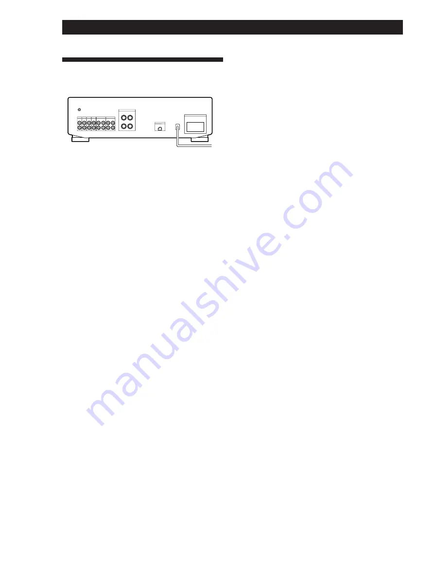 Sony TA-FE320R Operating Instructions Manual Download Page 36