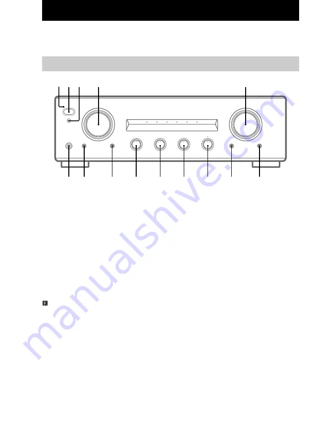 Sony TA-FE370 Operating Instructions Manual Download Page 14