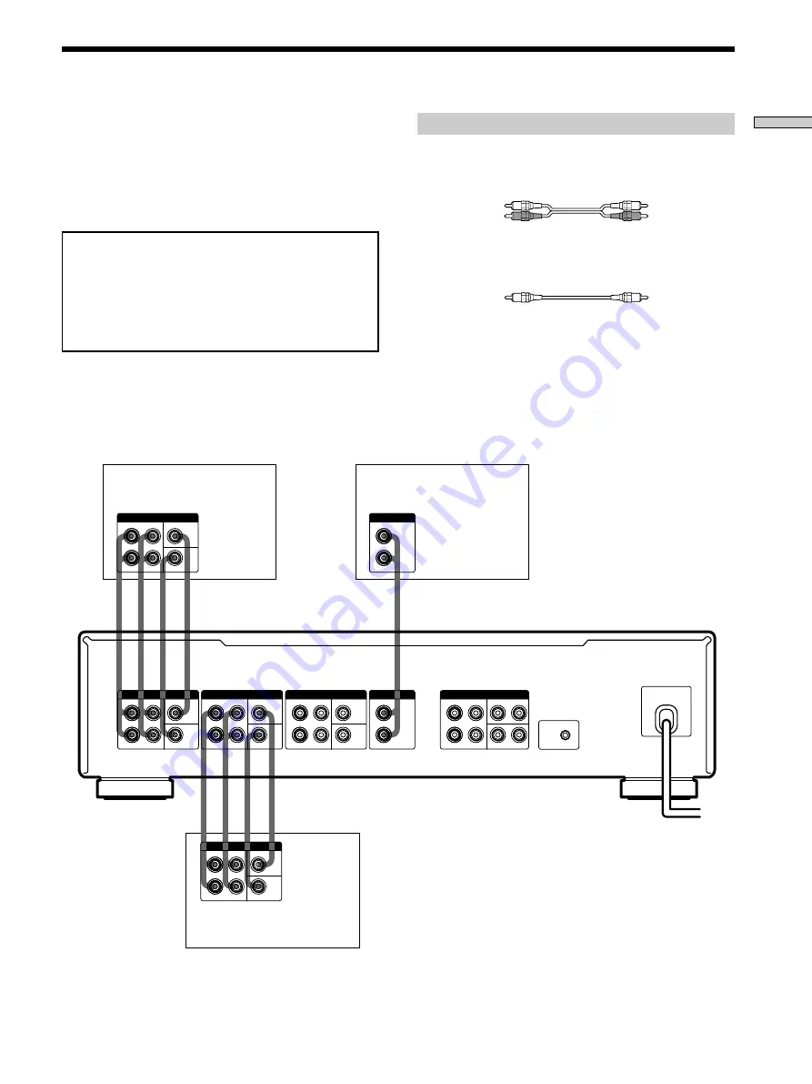 Sony TA-P9000ES - Amplifier Operating Instructions Manual Download Page 7