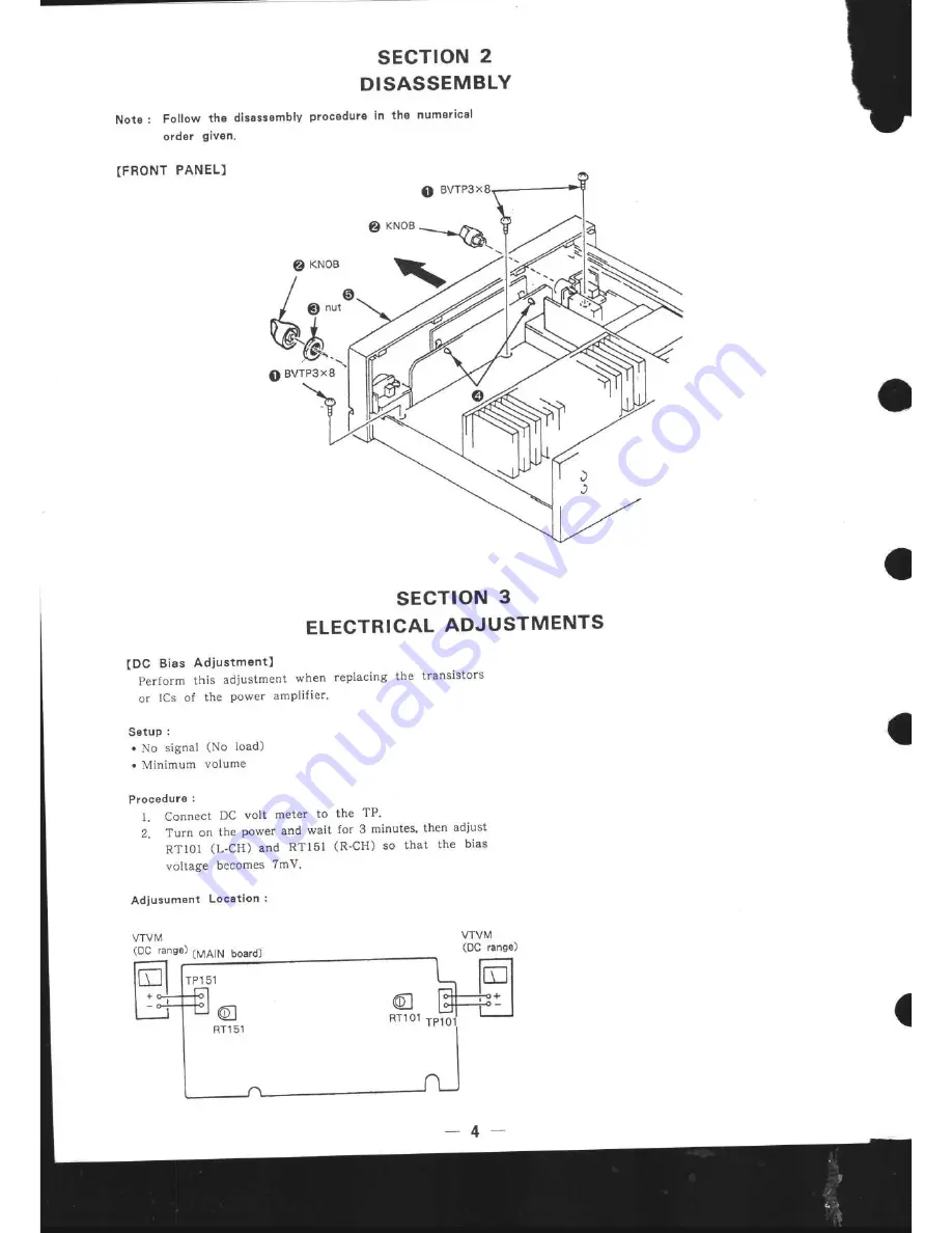 Sony TA-V925NE Service Manual Download Page 4