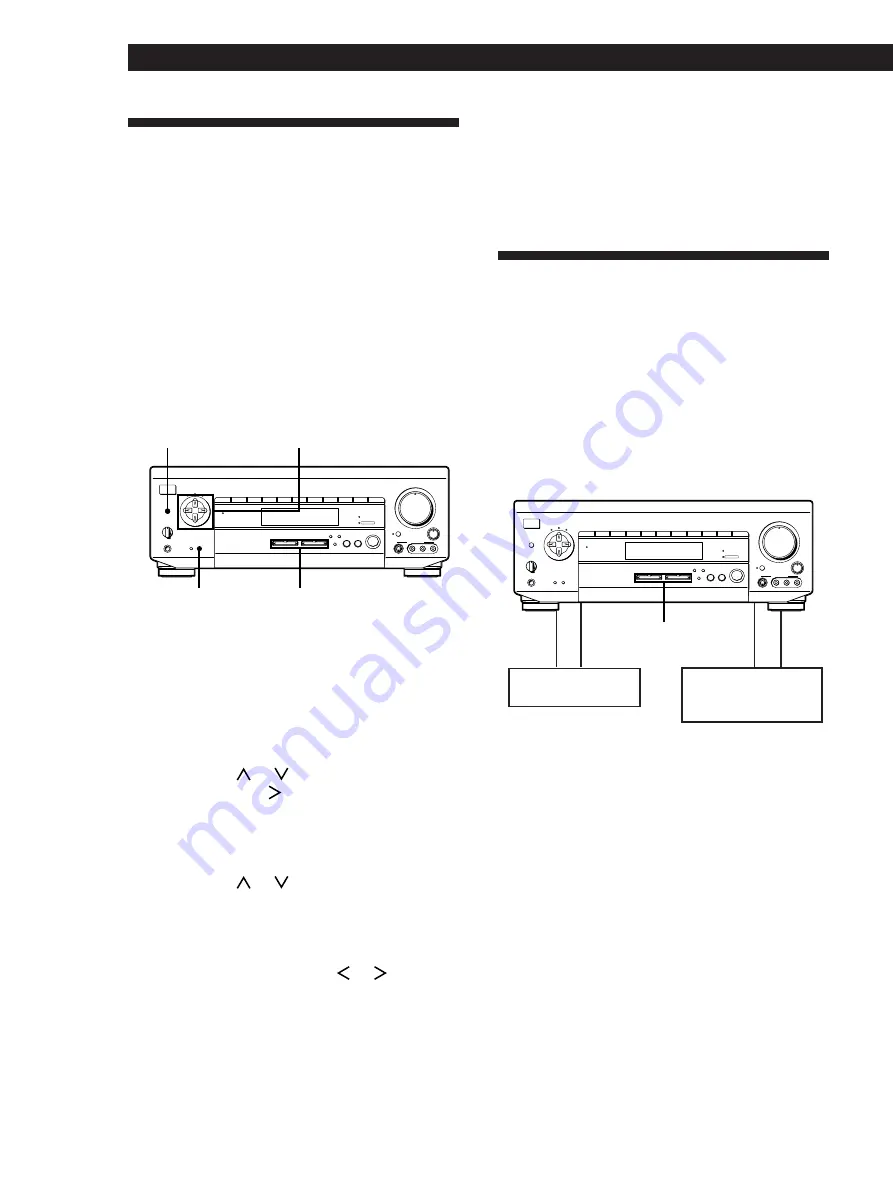 Sony TA-VE910 Operating Instructions Manual Download Page 48