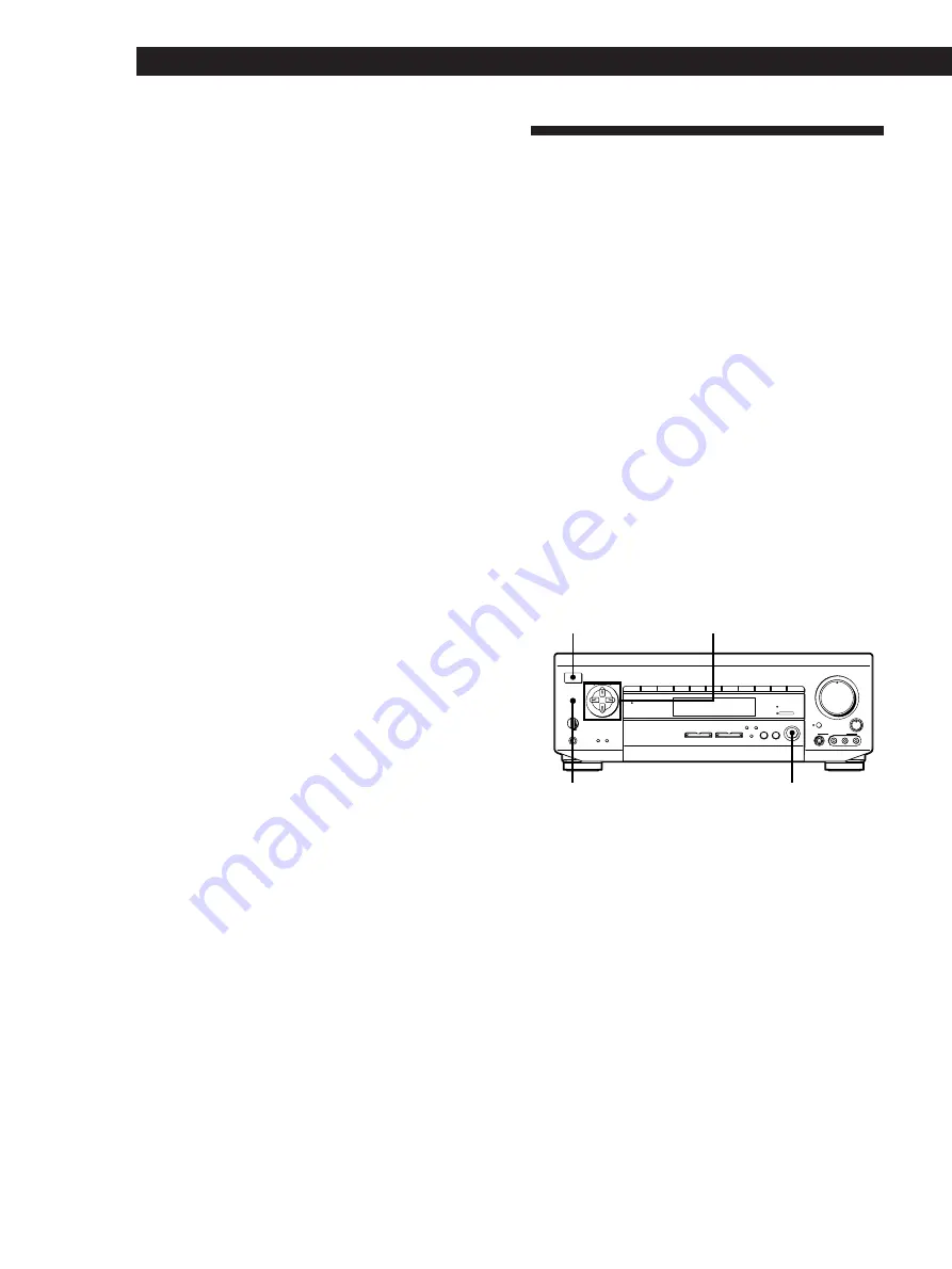 Sony TA-VE910 Operating Instructions Manual Download Page 54