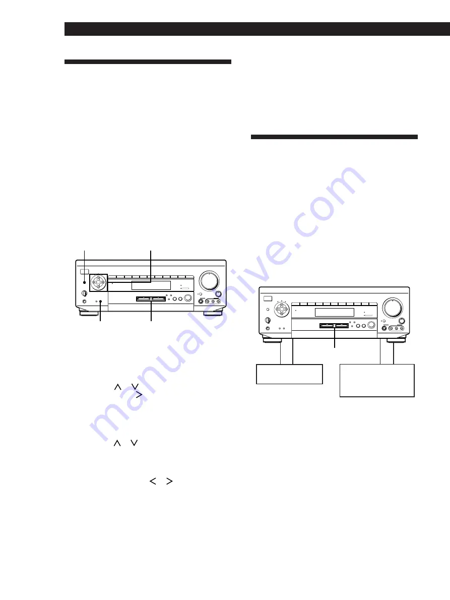 Sony TA-VE910 Operating Instructions Manual Download Page 72