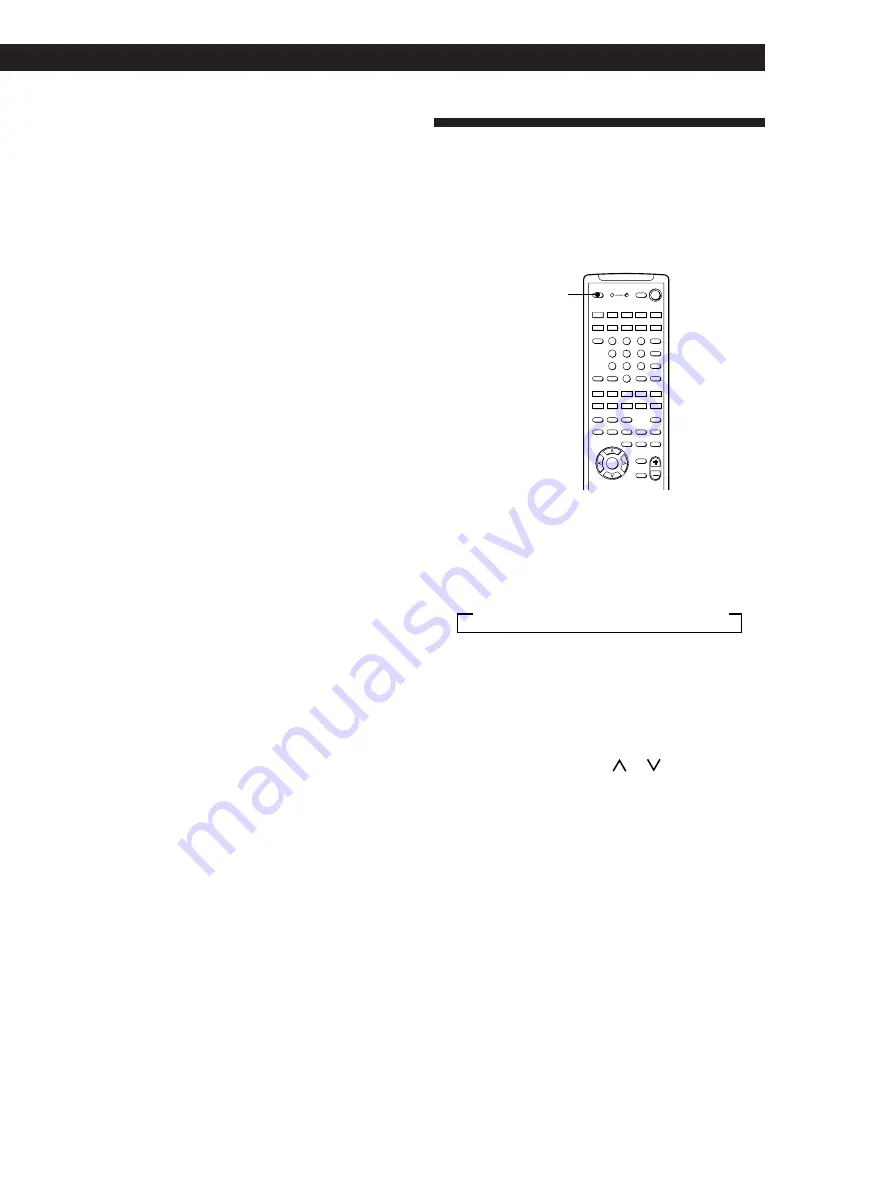 Sony TA-VE910 Operating Instructions Manual Download Page 73