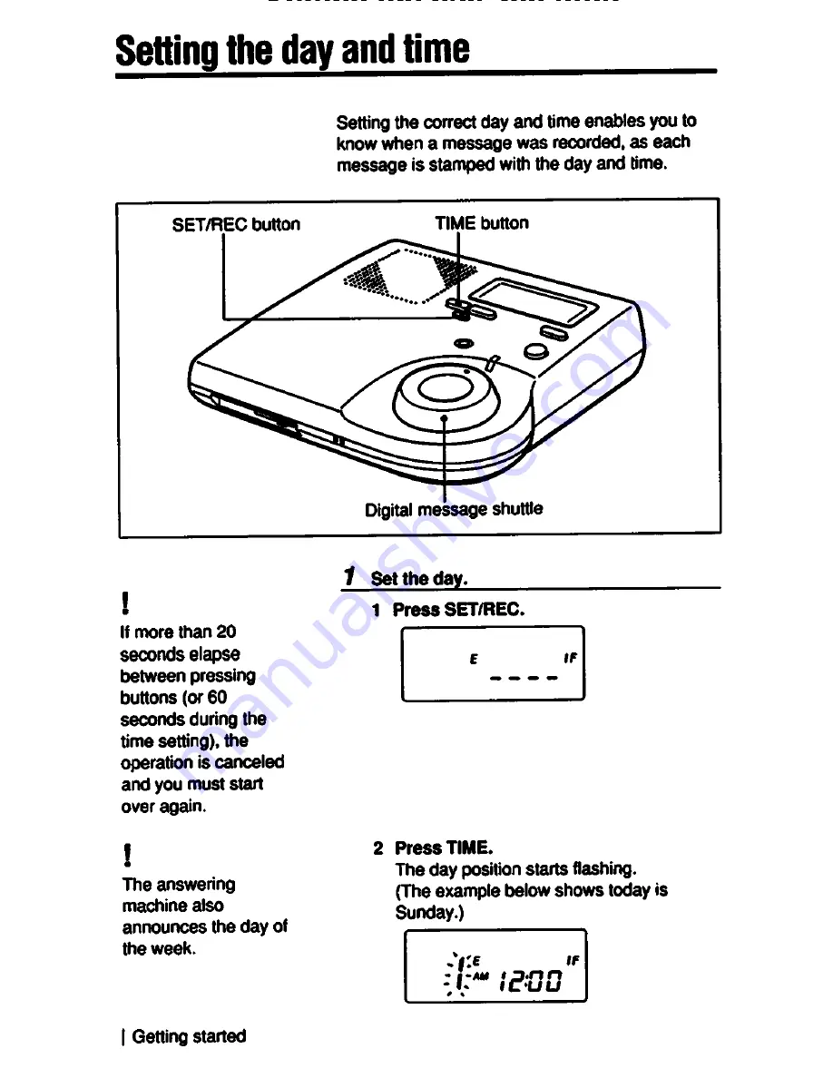 Sony TAM-1000 Operating Instructions Manual Download Page 20