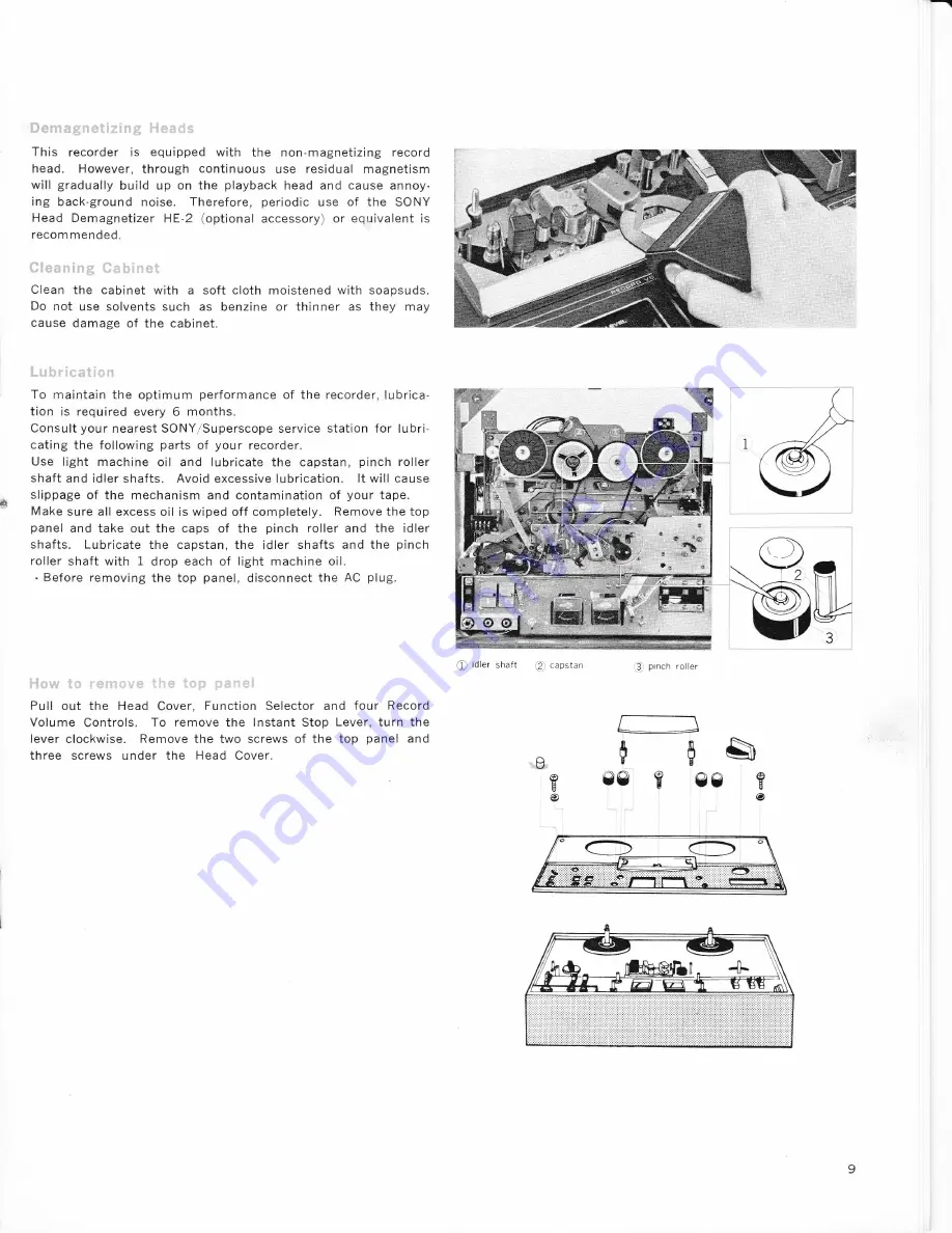 Sony TC-366 Owner'S Instruction Manual Download Page 13