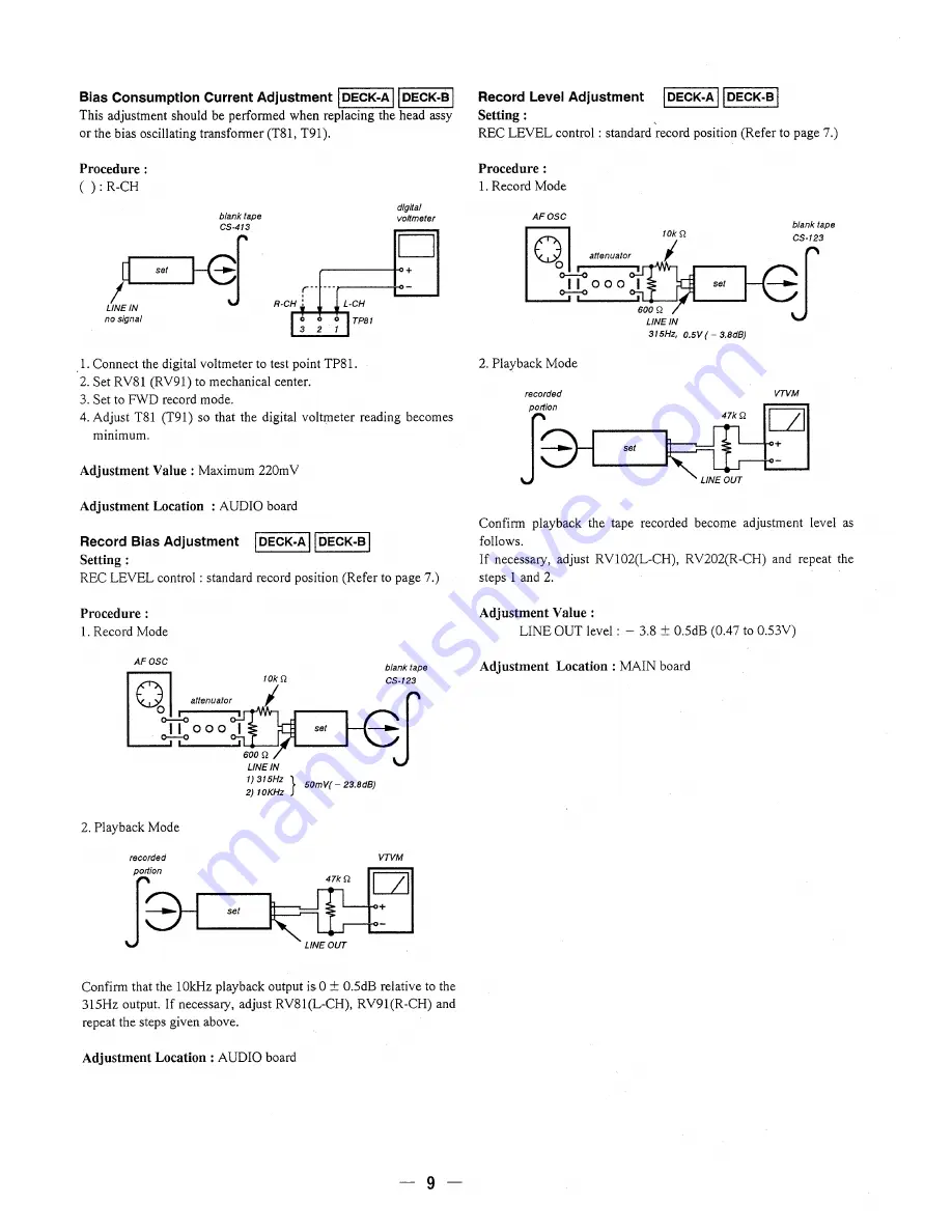 Sony TC-WR745S Service Manual Download Page 8