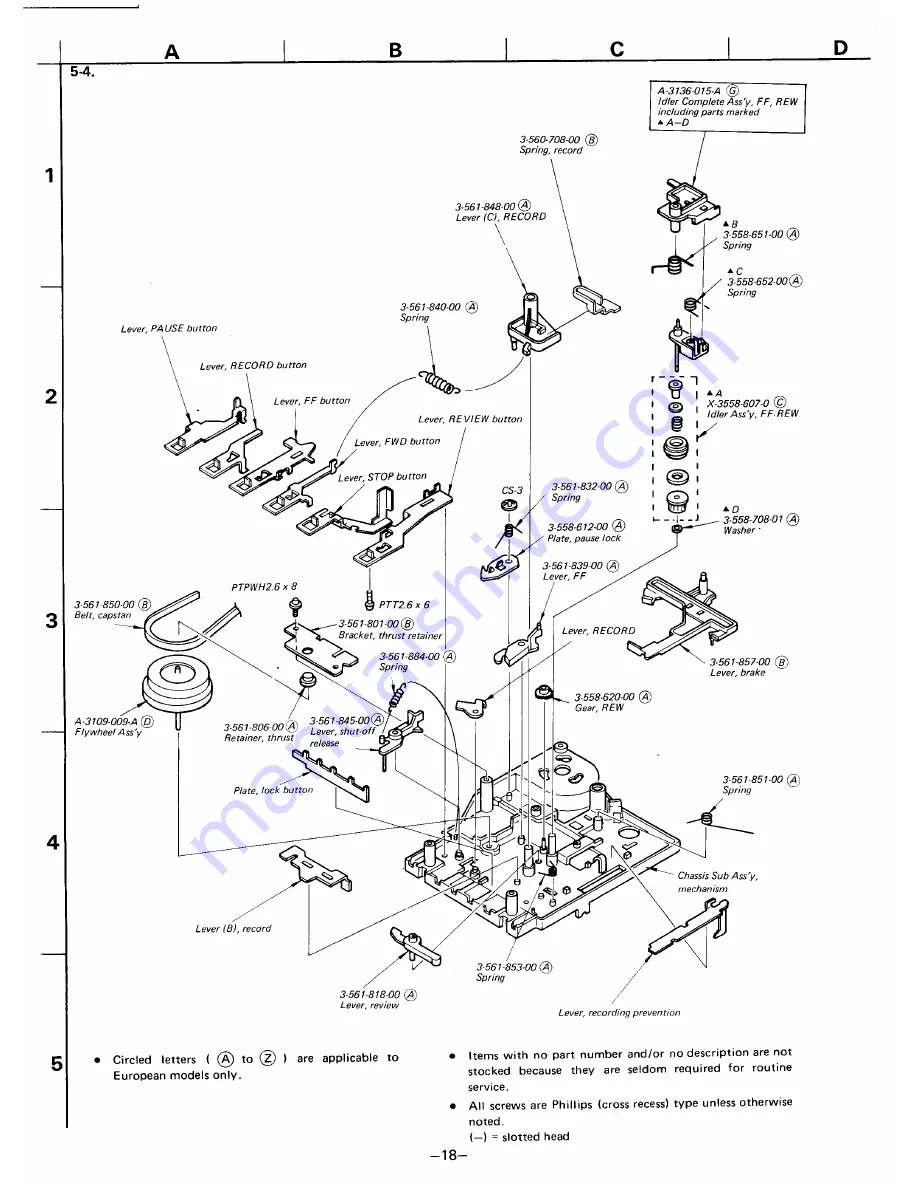 Sony TCM-757 Service Manual Download Page 18