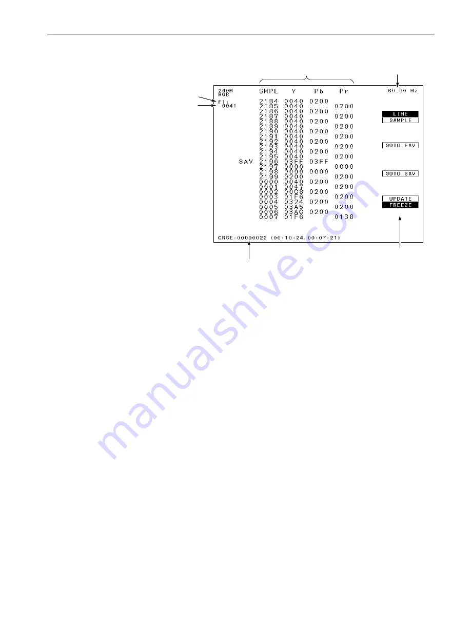 Sony Tektronix WFM 1125 User Manual Download Page 65