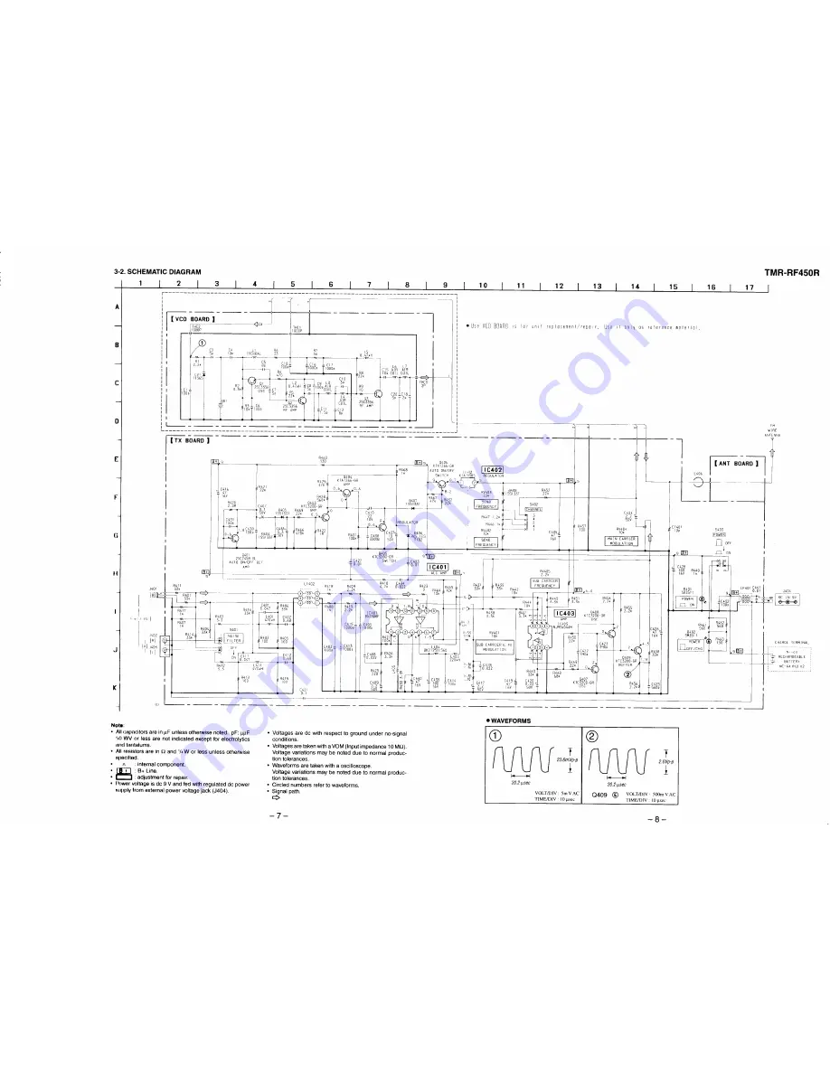 Sony TMR-RF450R Скачать руководство пользователя страница 6