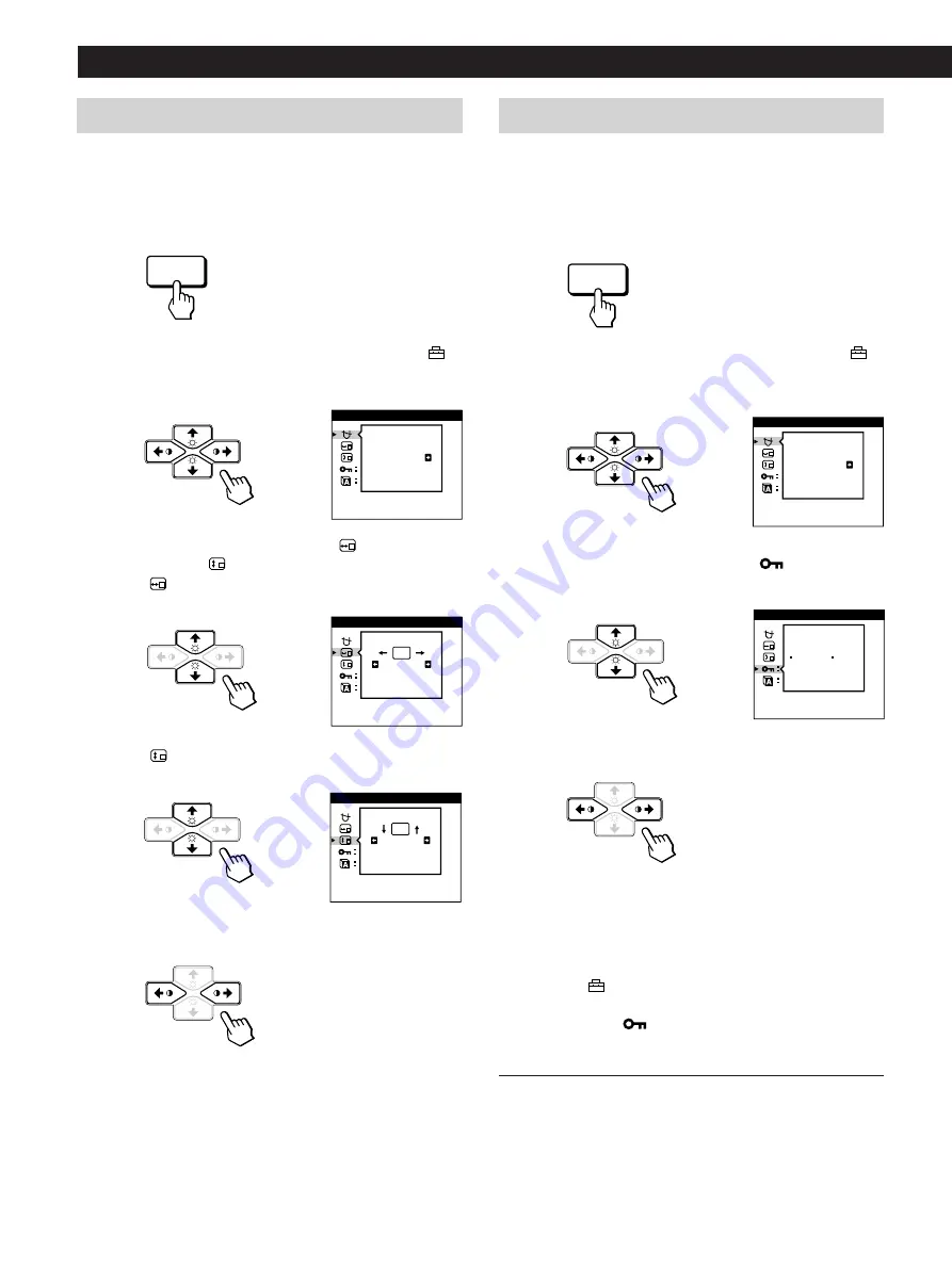 Sony Trinitron CPD-100GS Operating Instructions Manual Download Page 14