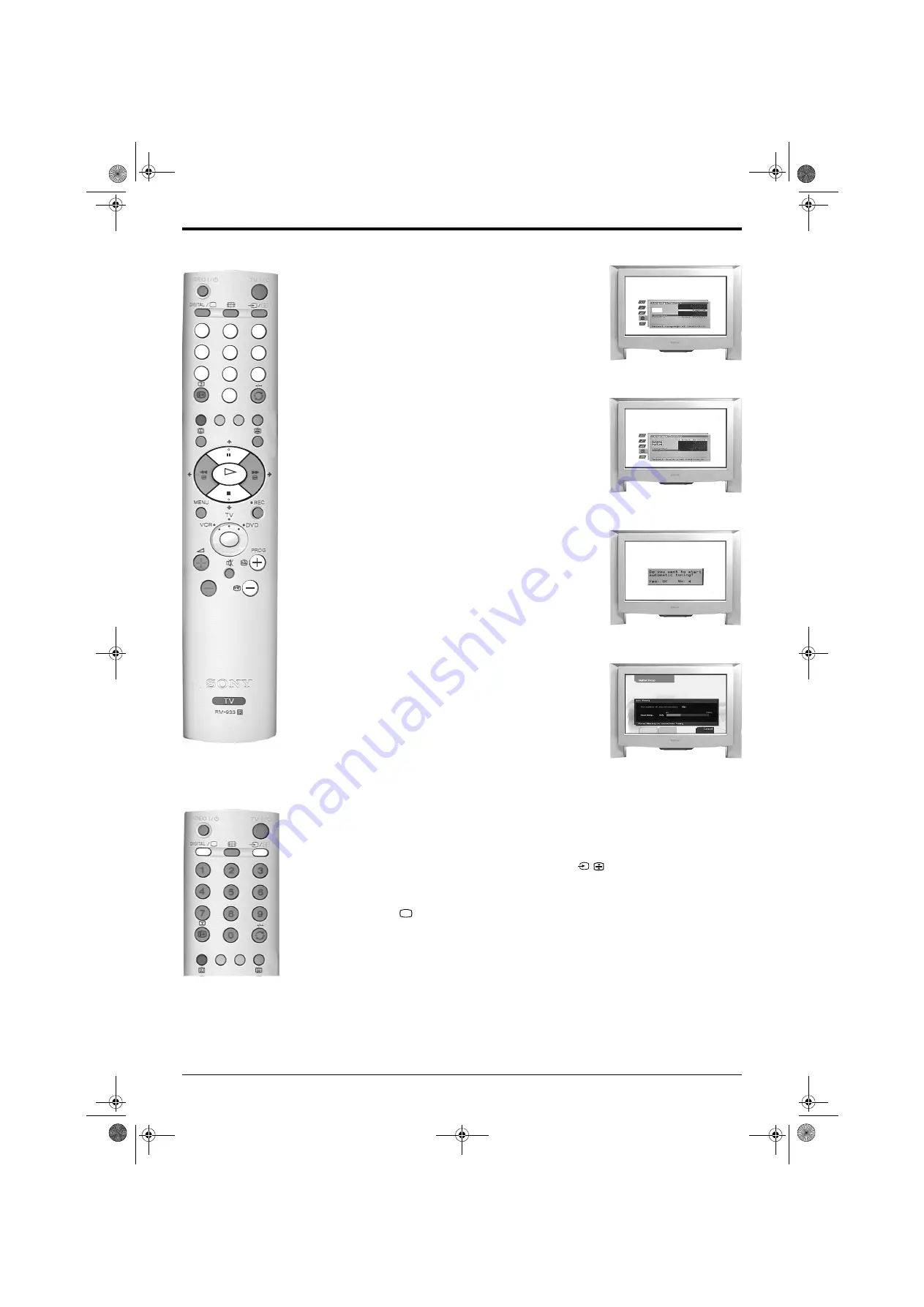 Sony Trinitron KD-32DX100U Operating Instructions Manual Download Page 8