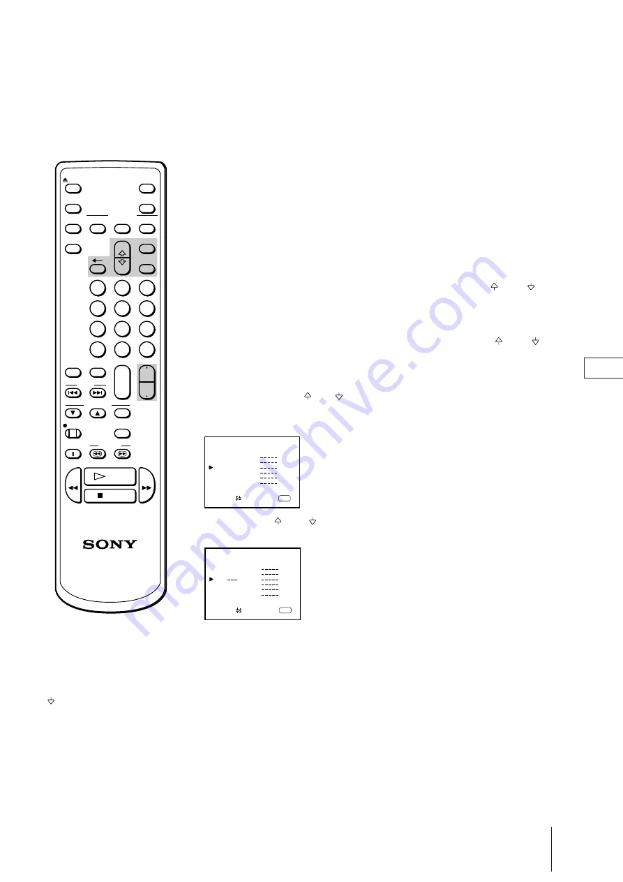 Sony Trinitron KV-14V1K Скачать руководство пользователя страница 46