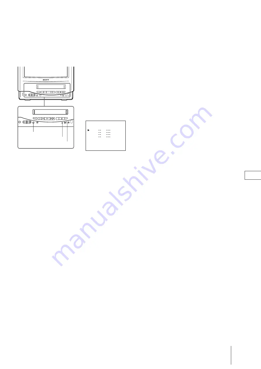 Sony Trinitron KV-14V1K Скачать руководство пользователя страница 81