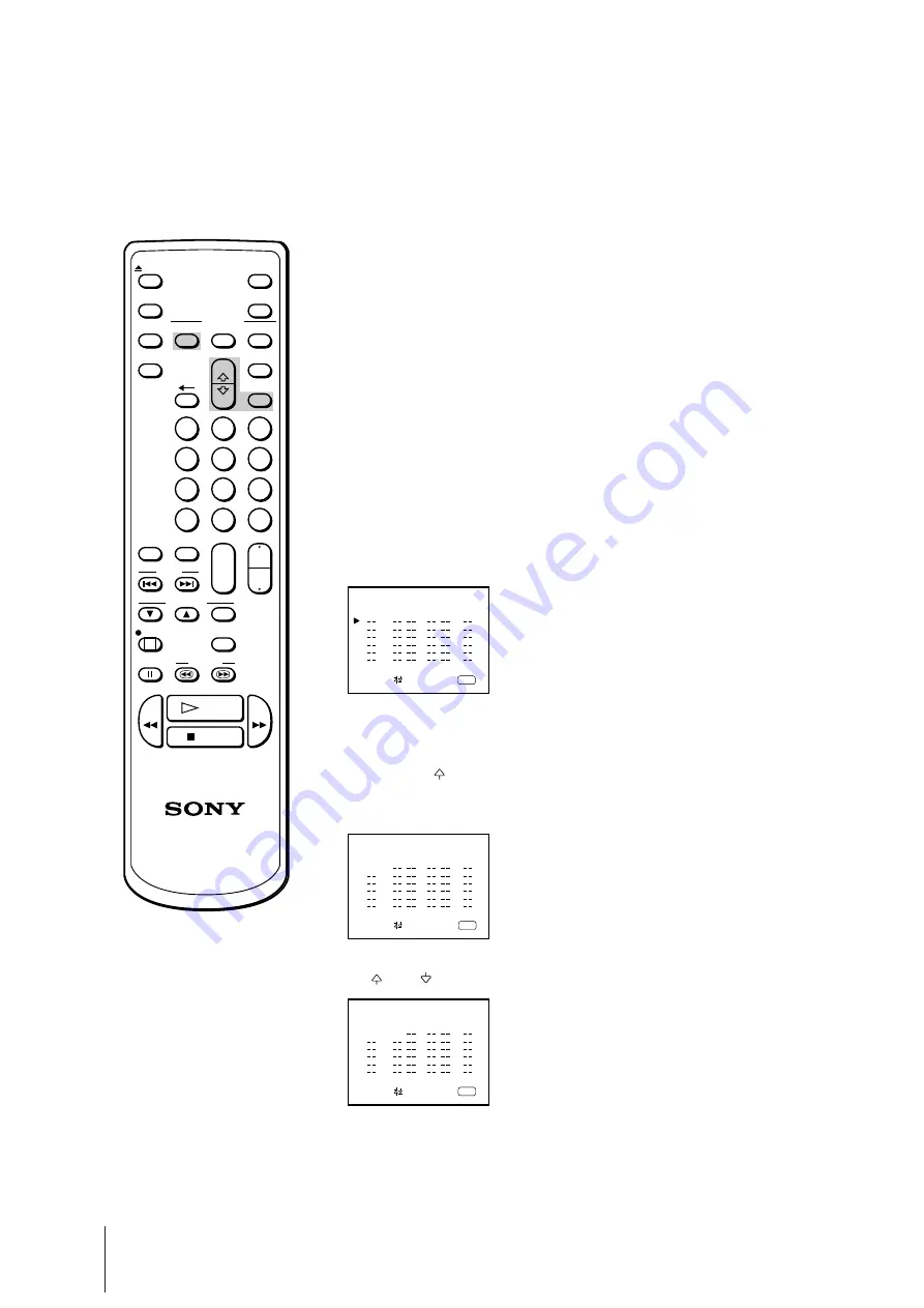 Sony Trinitron KV-14V1K Скачать руководство пользователя страница 170