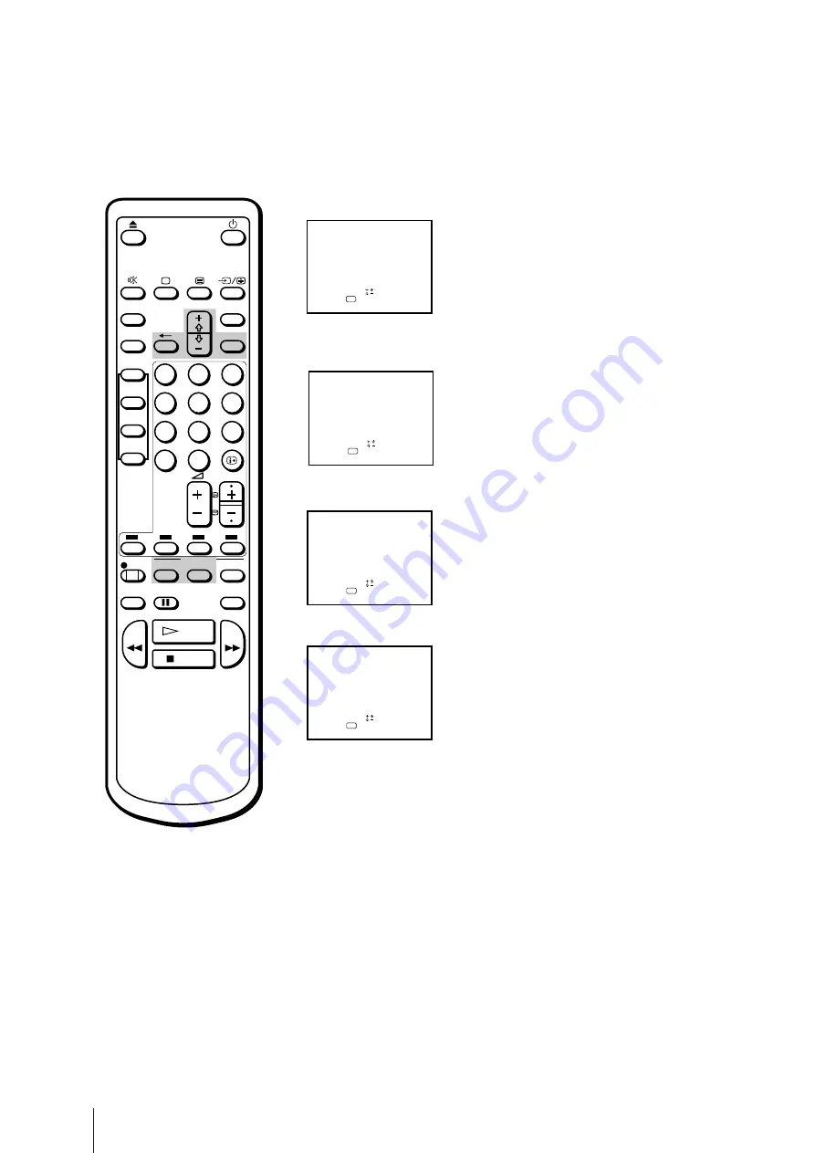 Sony Trinitron KV-14V4D Operating Instructions Manual Download Page 108