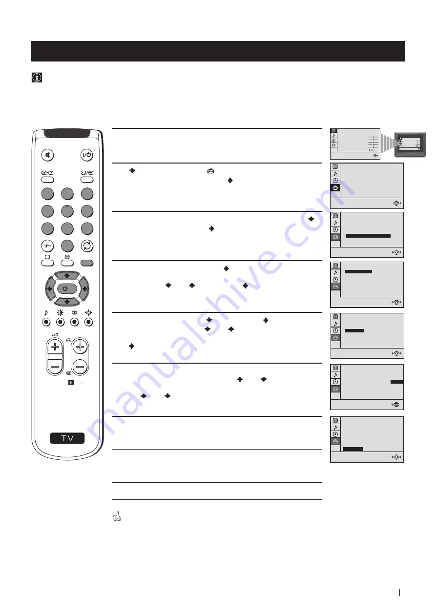 Sony TRINITRON KV-21FX20D Instruction Manual Download Page 63