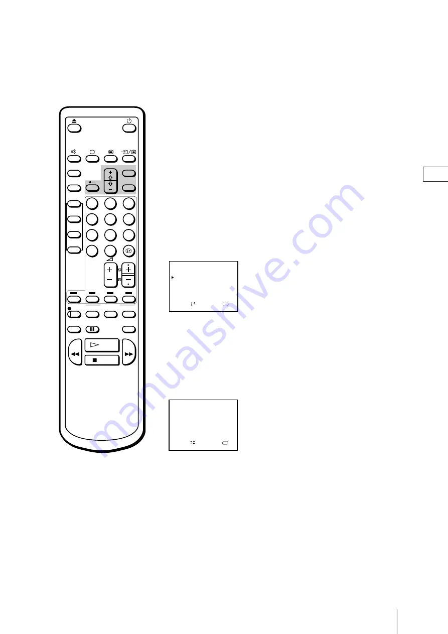 Sony Trinitron KV-21V4D Operating Instructions Manual Download Page 10