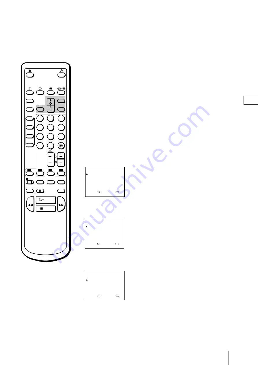 Sony Trinitron KV-21V4D Скачать руководство пользователя страница 13