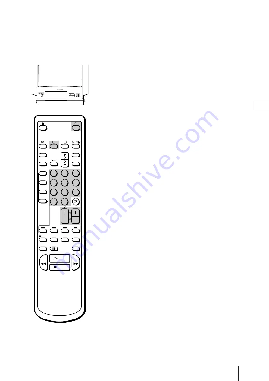 Sony Trinitron KV-21V4D Скачать руководство пользователя страница 16