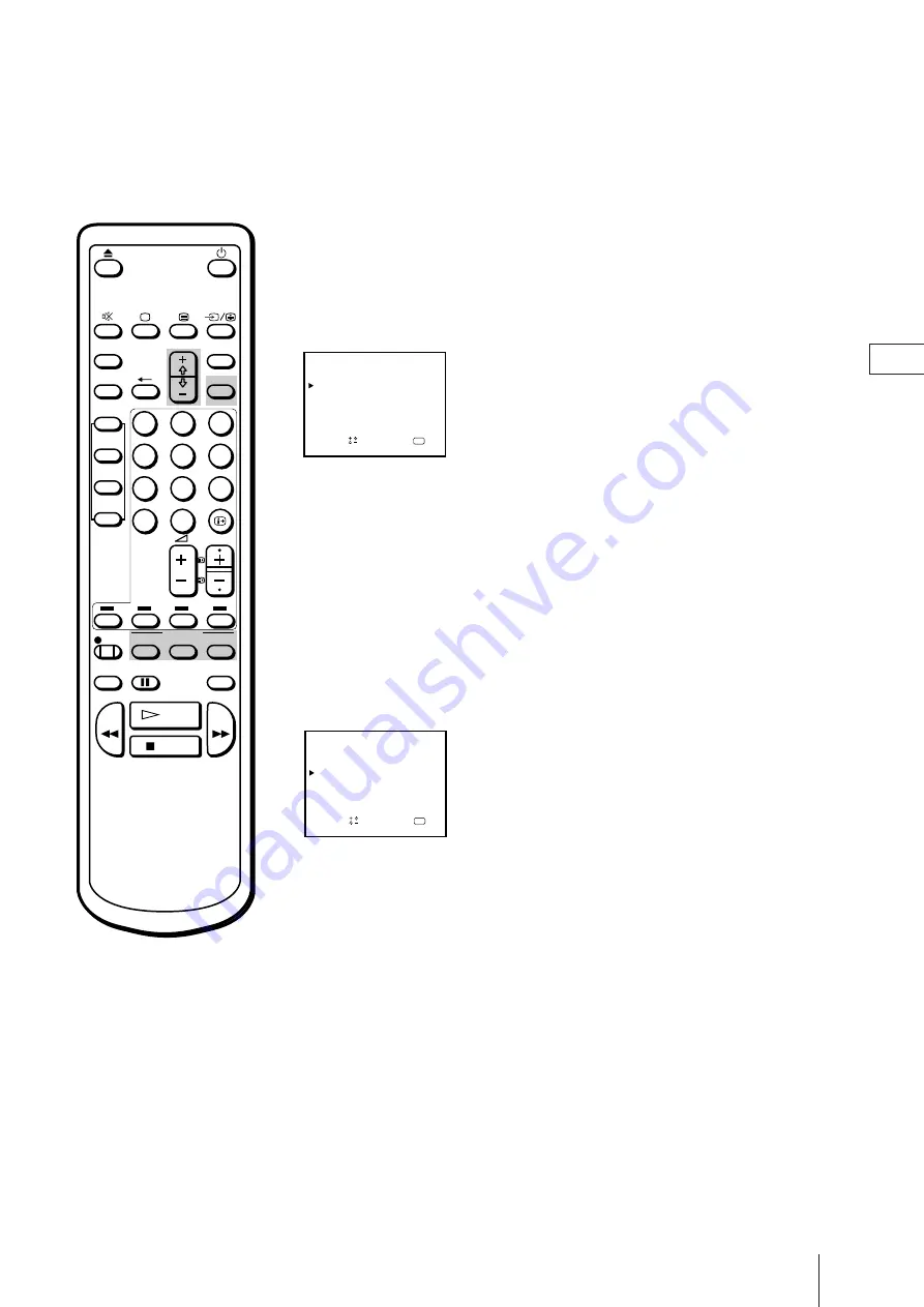 Sony Trinitron KV-21V4D Operating Instructions Manual Download Page 29