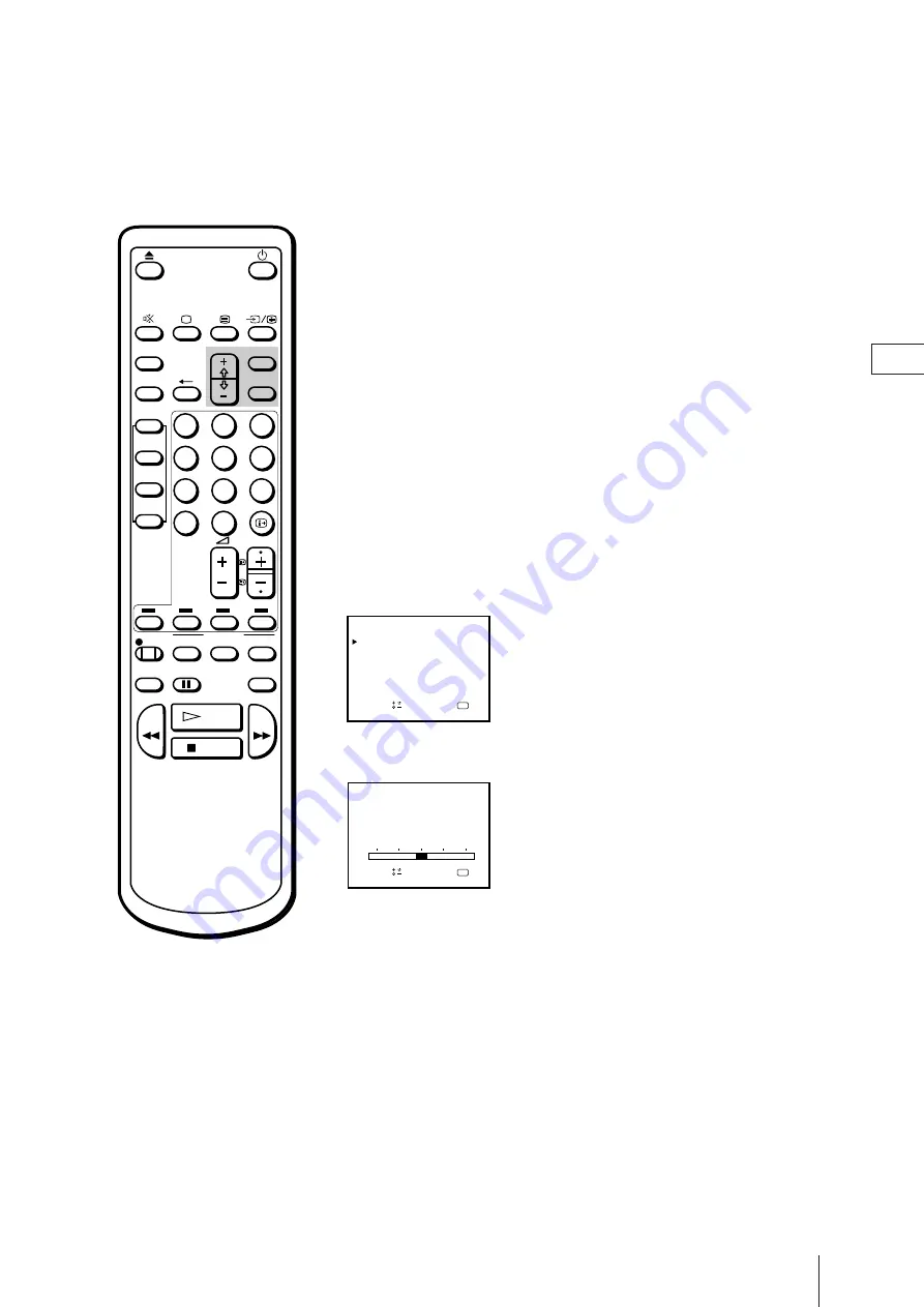 Sony Trinitron KV-21V4D Operating Instructions Manual Download Page 36