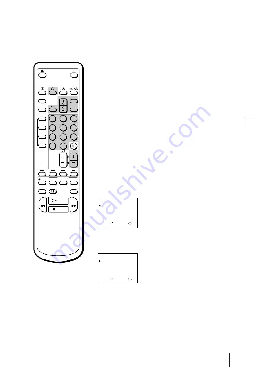 Sony Trinitron KV-21V4D Operating Instructions Manual Download Page 52