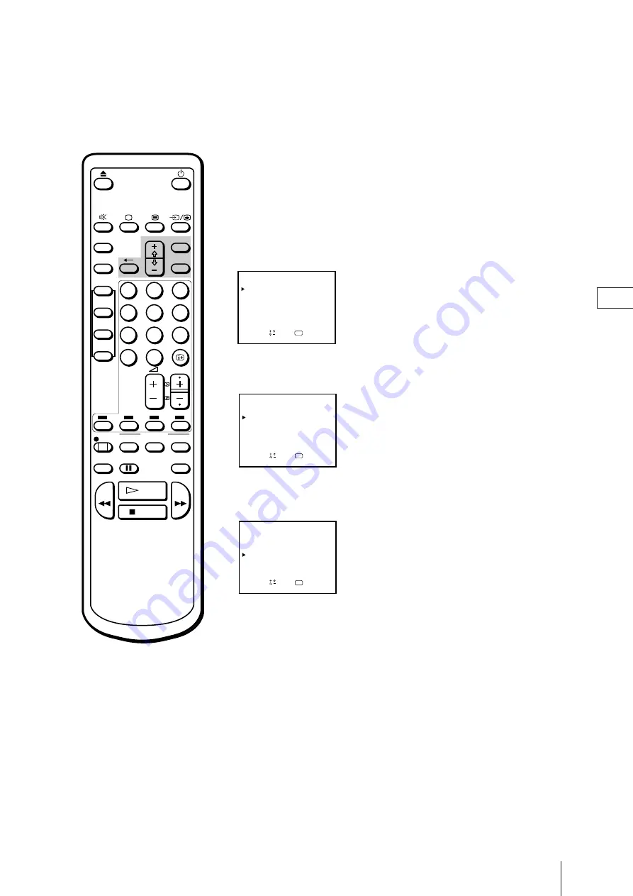 Sony Trinitron KV-21V4D Скачать руководство пользователя страница 54