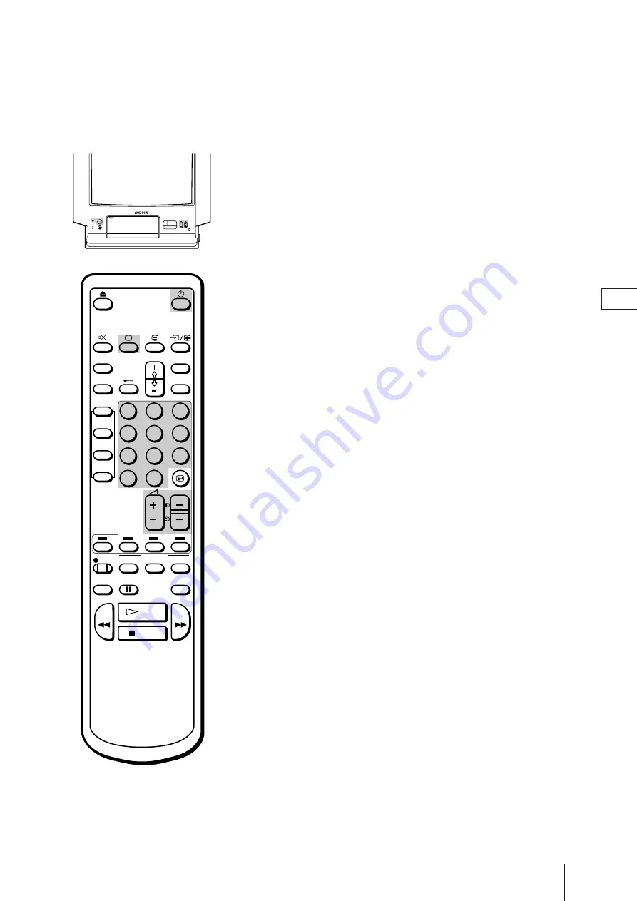 Sony Trinitron KV-21V4D Operating Instructions Manual Download Page 62