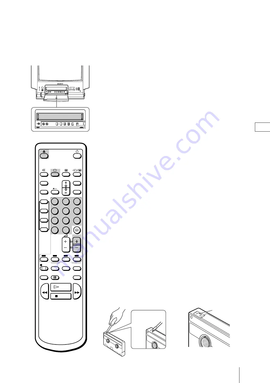 Sony Trinitron KV-21V4D Скачать руководство пользователя страница 68