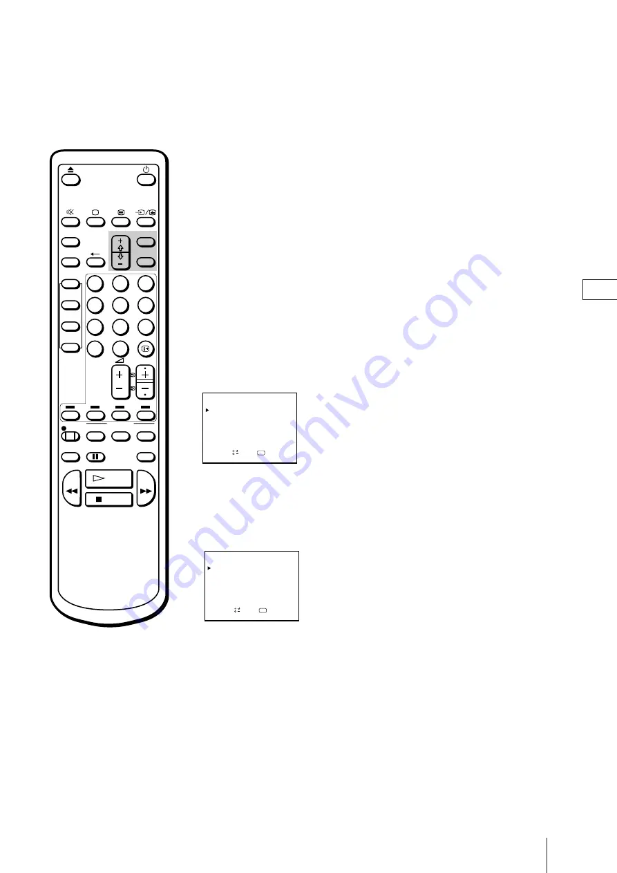 Sony Trinitron KV-21V4D Operating Instructions Manual Download Page 83