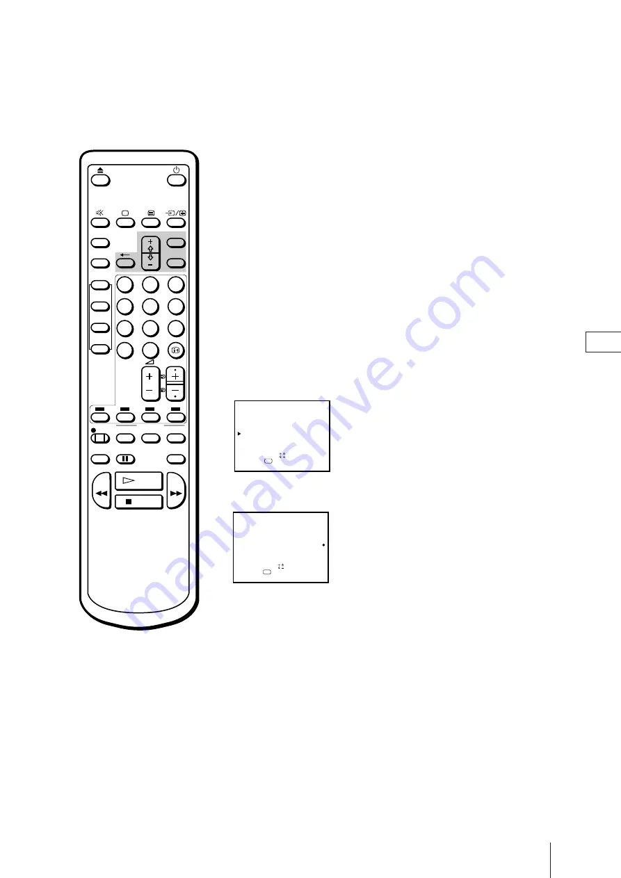 Sony Trinitron KV-21V4D Operating Instructions Manual Download Page 104