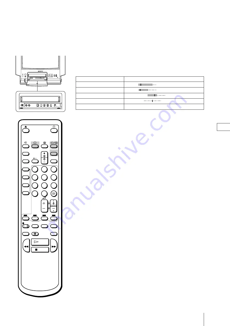 Sony Trinitron KV-21V4D Скачать руководство пользователя страница 111