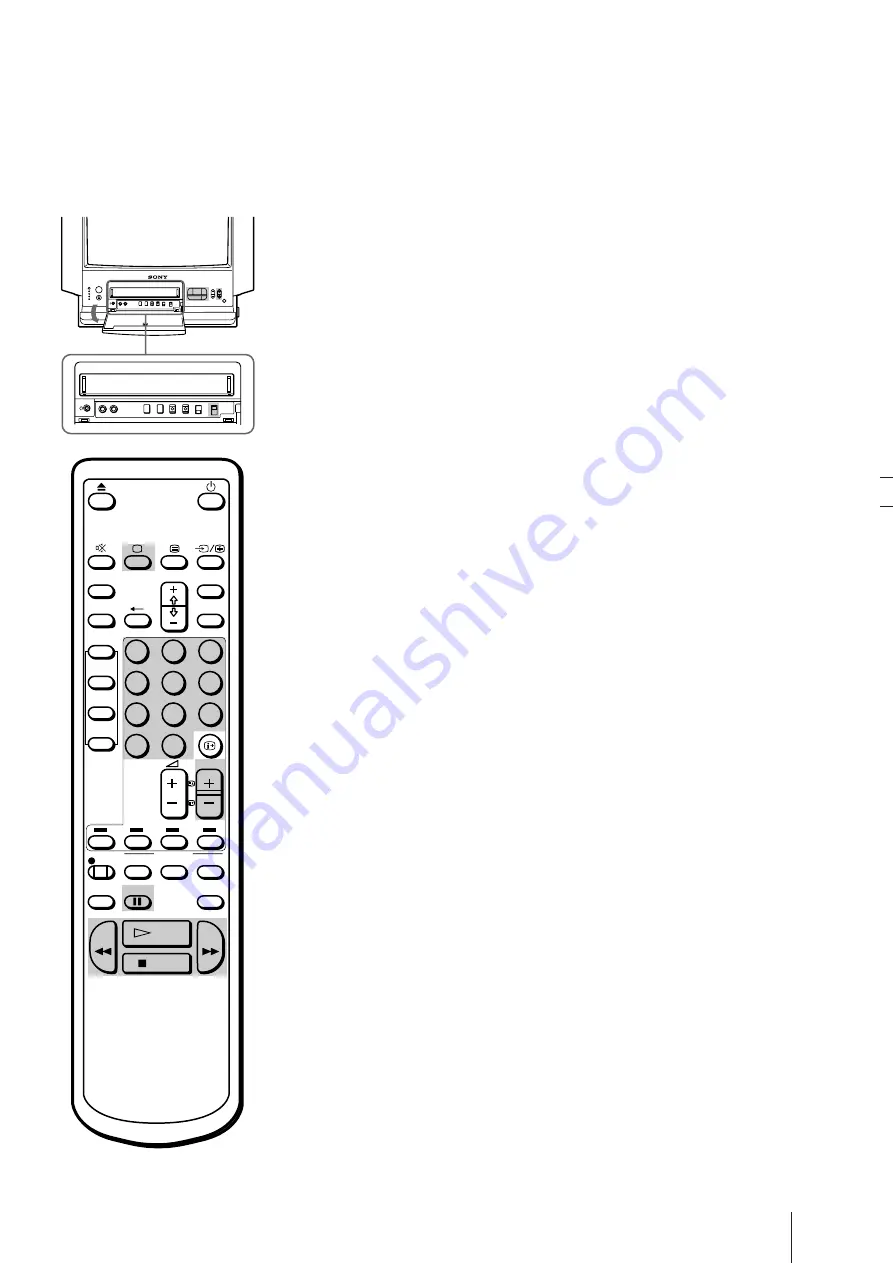 Sony Trinitron KV-21V4D Operating Instructions Manual Download Page 115