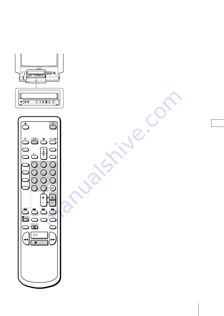 Sony Trinitron KV-21V4D Скачать руководство пользователя страница 117