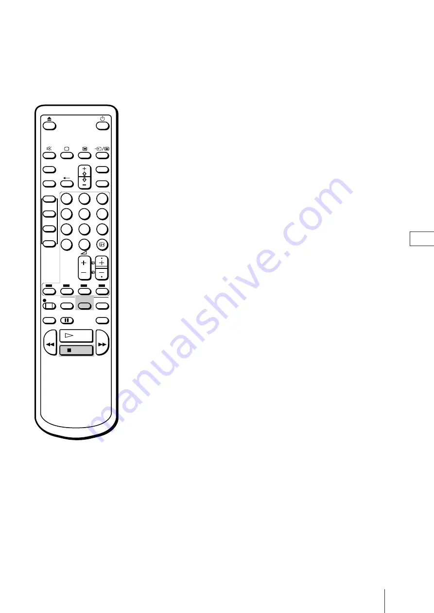 Sony Trinitron KV-21V4D Operating Instructions Manual Download Page 125