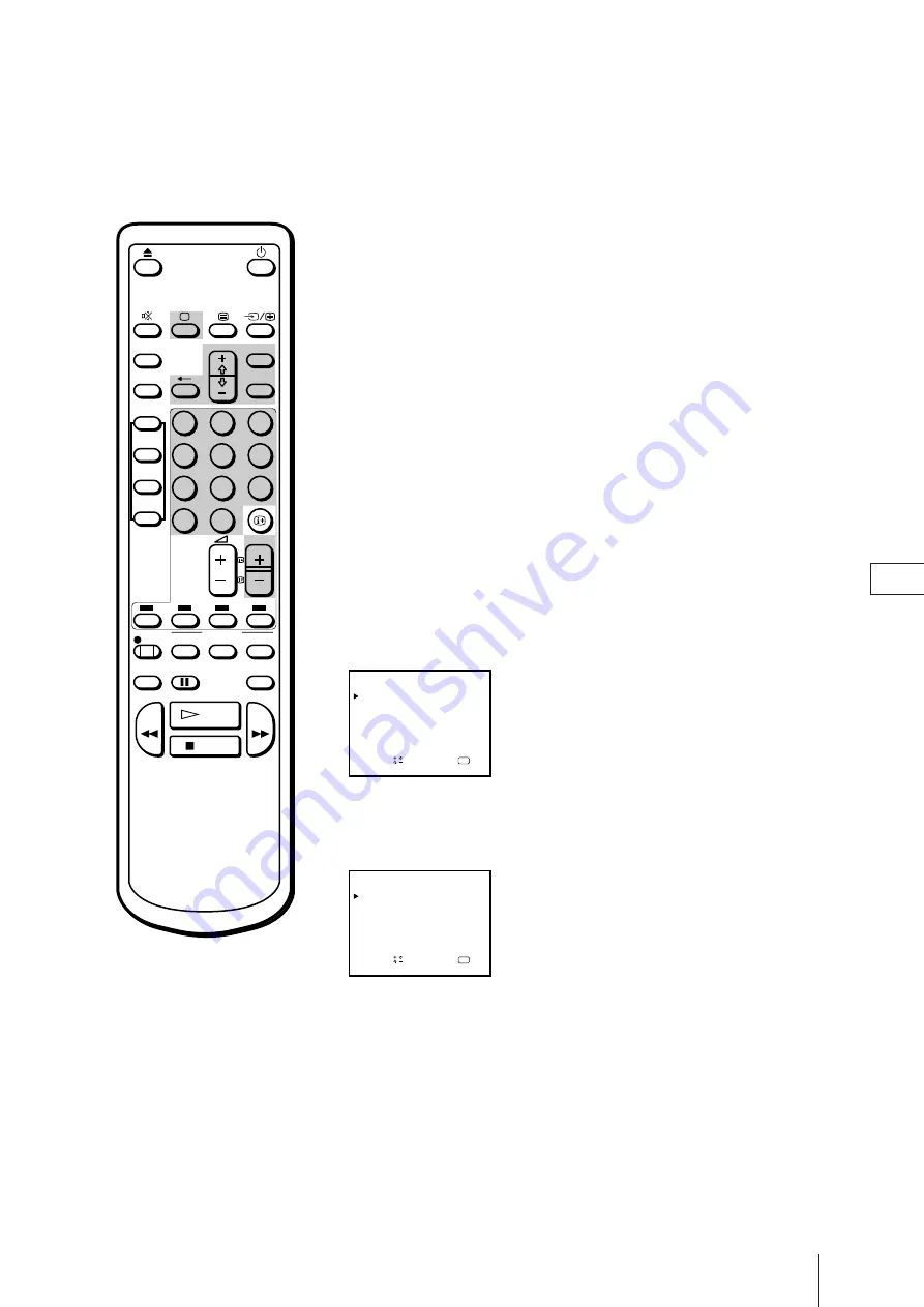 Sony Trinitron KV-21V4D Operating Instructions Manual Download Page 144