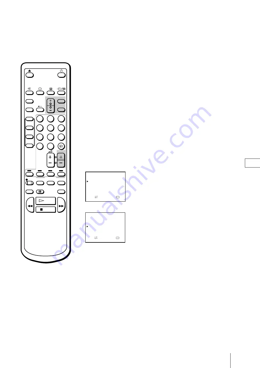 Sony Trinitron KV-21V4D Скачать руководство пользователя страница 147