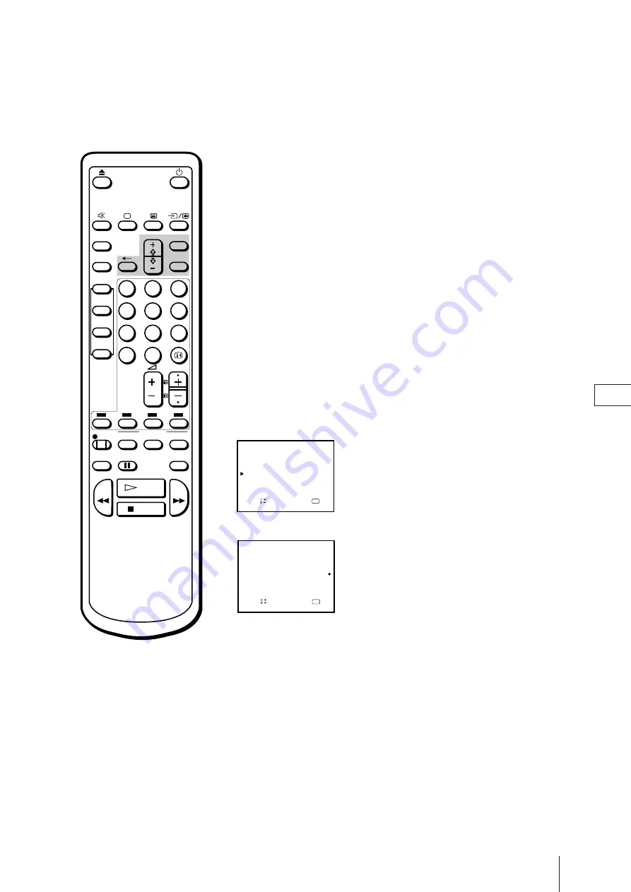 Sony Trinitron KV-21V4D Operating Instructions Manual Download Page 150