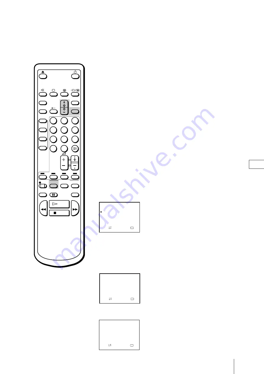 Sony Trinitron KV-21V4D Скачать руководство пользователя страница 164