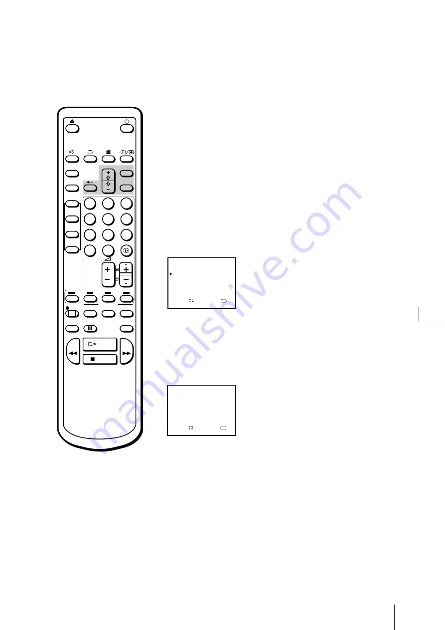 Sony Trinitron KV-21V4D Скачать руководство пользователя страница 194