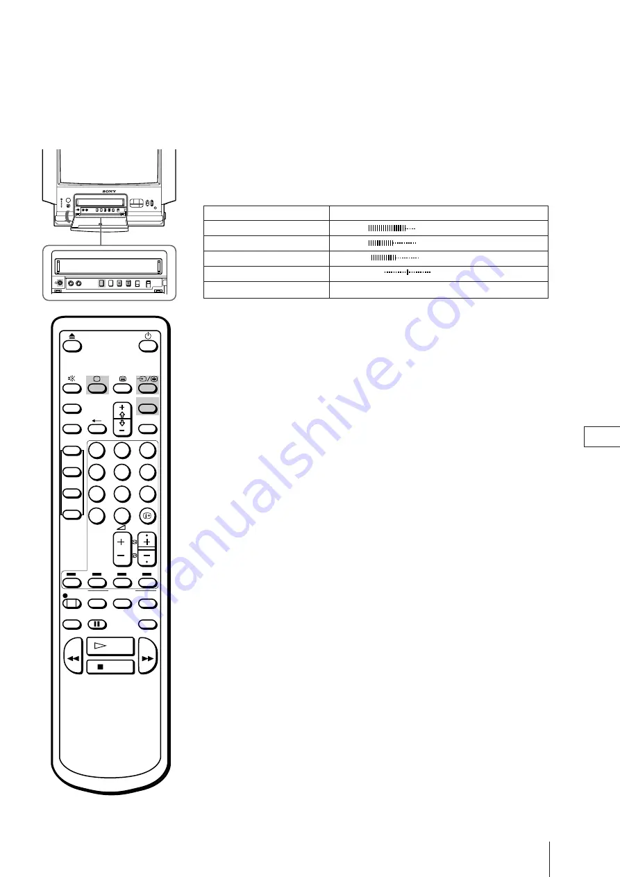 Sony Trinitron KV-21V4D Operating Instructions Manual Download Page 203