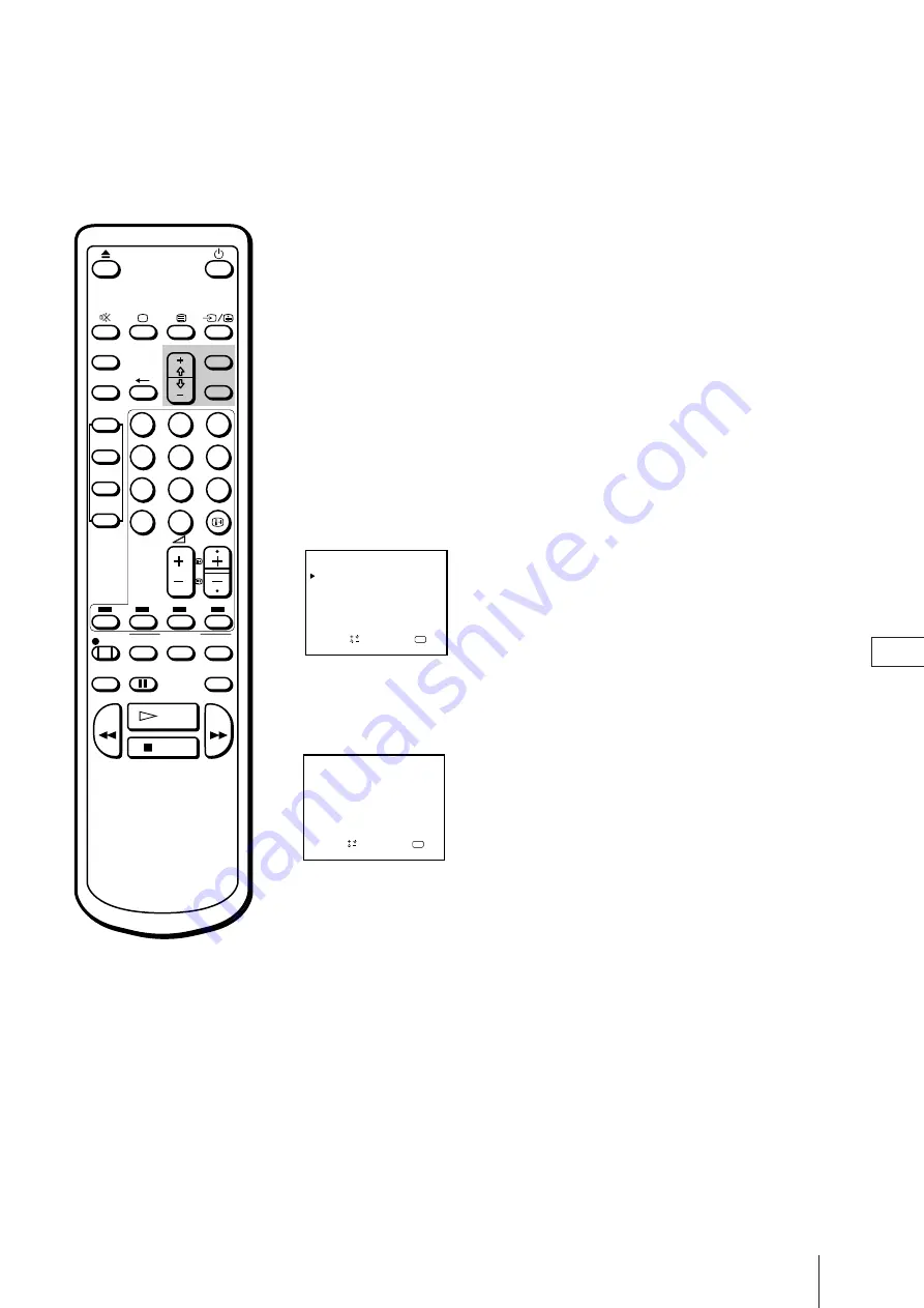 Sony Trinitron KV-21V4D Скачать руководство пользователя страница 221