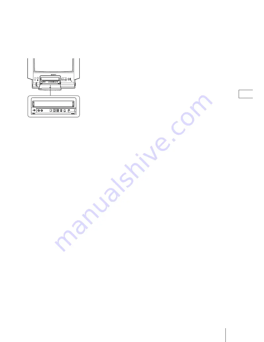 Sony Trinitron KV-21V4U Operating Instructions Manual Download Page 31