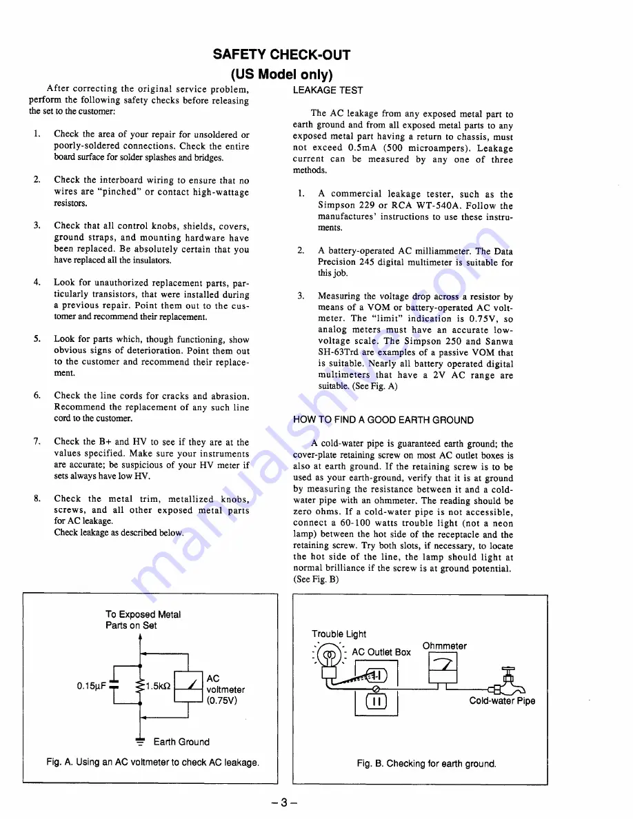 Sony Trinitron KV-27S35 Service Manual Download Page 3