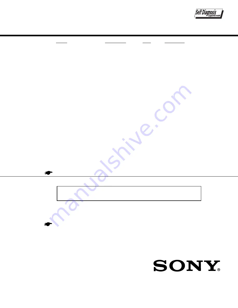 Sony Trinitron KV-27S42 Service Manual Download Page 63