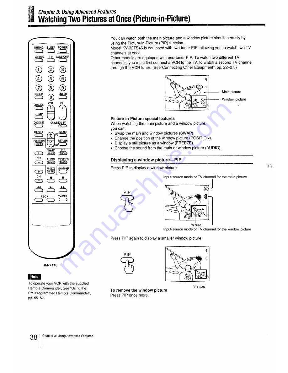 Sony Trinitron KV-27TS29 Manual Download Page 38